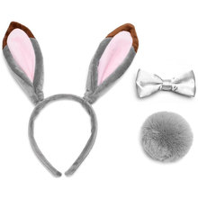2023兔朱迪疯狂动物城狐狸耳朵发箍兔子耳朵发箍圣诞头箍儿童发带