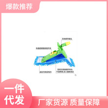 S83V批发天天享平板拖把雪尼尔地拖平拖实木地板拖把杆平板拖布头