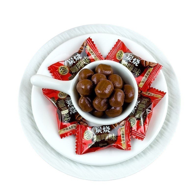 徐福记炭烧咖啡糖结婚庆喜糖果硬糖批发网红小吃年货休闲零食包邮