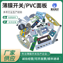 PVC塑料亚克力面板 薄膜开关触摸按键 薄膜控制开关按键控制面板