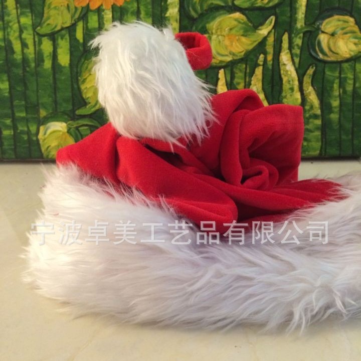 【JOY】1.5米 长毛绒帽子 个性圣诞帽 圣诞节装饰品