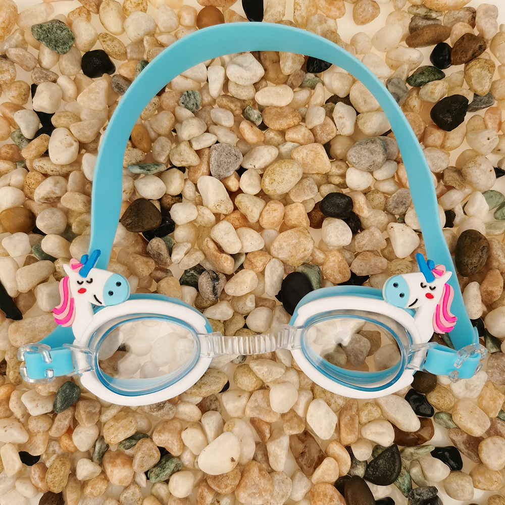 [Factory Wholesale] Children's Cartoon Swimming Goggles Hd Waterproof Unicorn Crab Swimming Goggles Cute Swimming Glasses