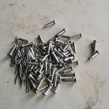 圆柱销开口销五征配件农用三轮车液压泵销子分配器手柄杆销子销轴