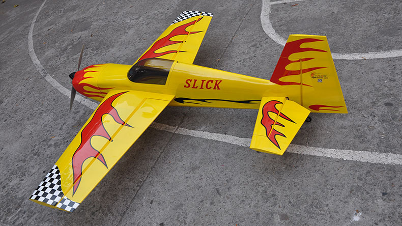 电动航模飞机 slick ep 70" 1778mm翼展 轻木固定翼蒙皮飞机