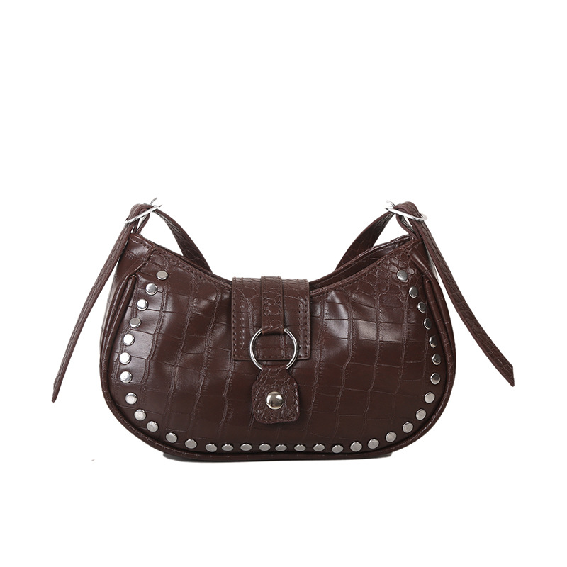 Wholesale Foreign Trade Bag Stylish Good Texture Women's Bag 2023 Popular Retro Portable Underarm Bag Casual Shoulder Messenger Bag