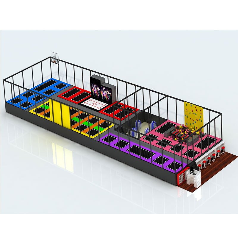 网红蹦床公园成人儿童乐园室内超级蹦蹦床游乐场设备泡沫大滑梯