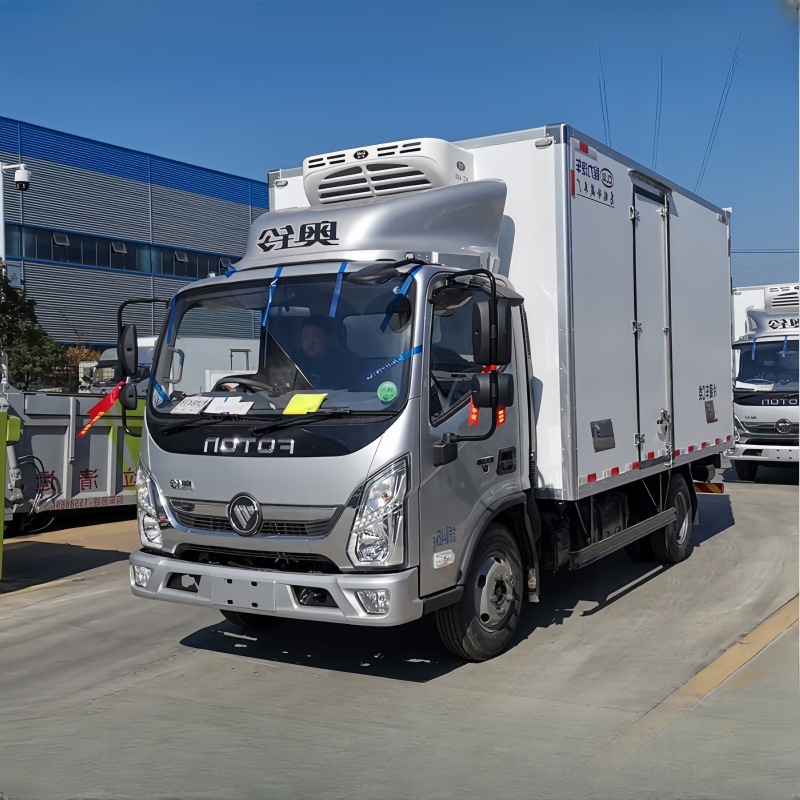 福田冷藏车蓝牌奥铃冷藏车报价小型4.