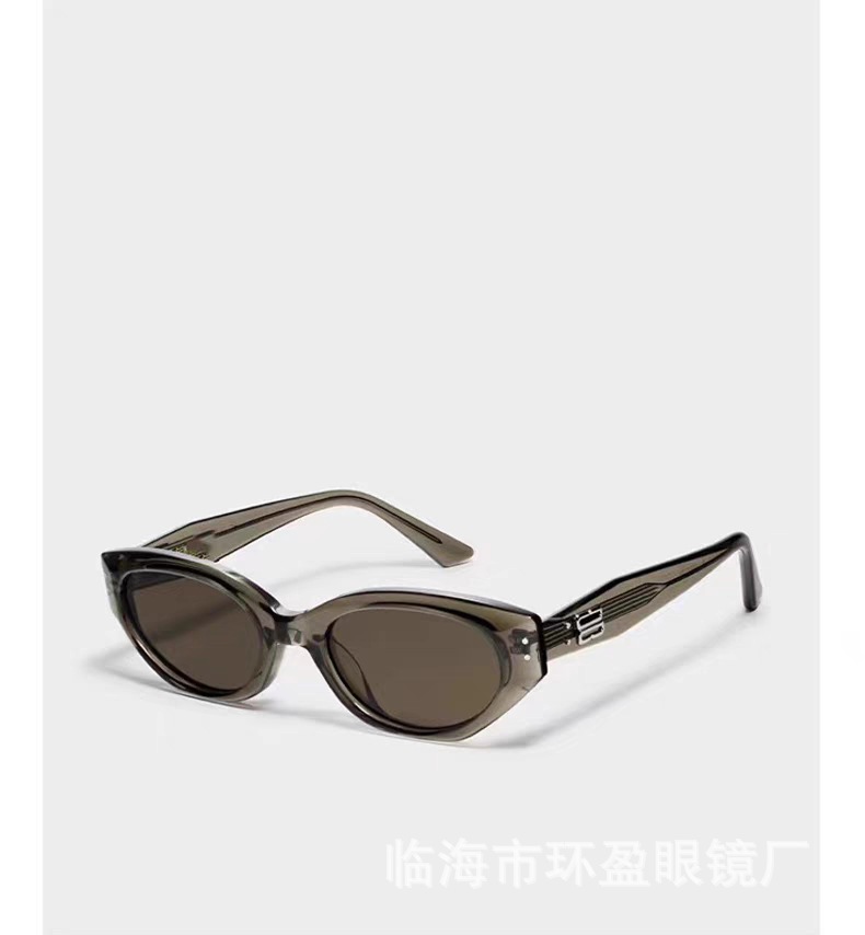 2023 New GM Cats' Eye Sunglasses Korean Style Retro High-Grade Sunglasses Street Shooting Ins Sun Glasses Men and Women Fashion