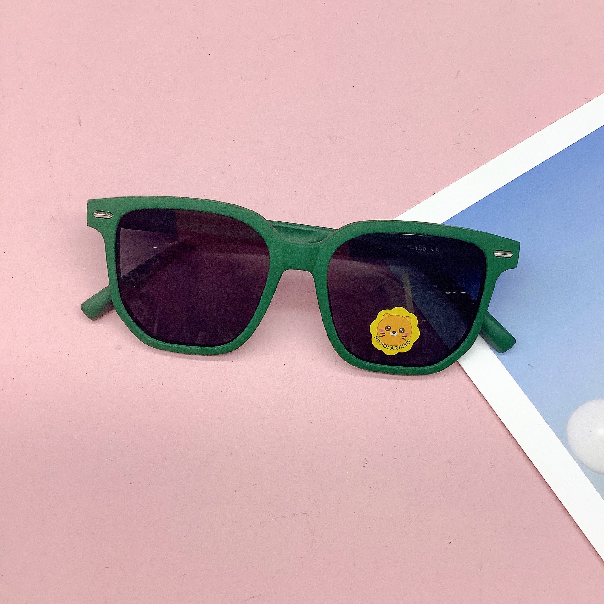 Retro Fashion Travel Kids Sunglasses Eye Protection Silicone Polarized UV Protection UV Protection Trend Baby Sunglasses