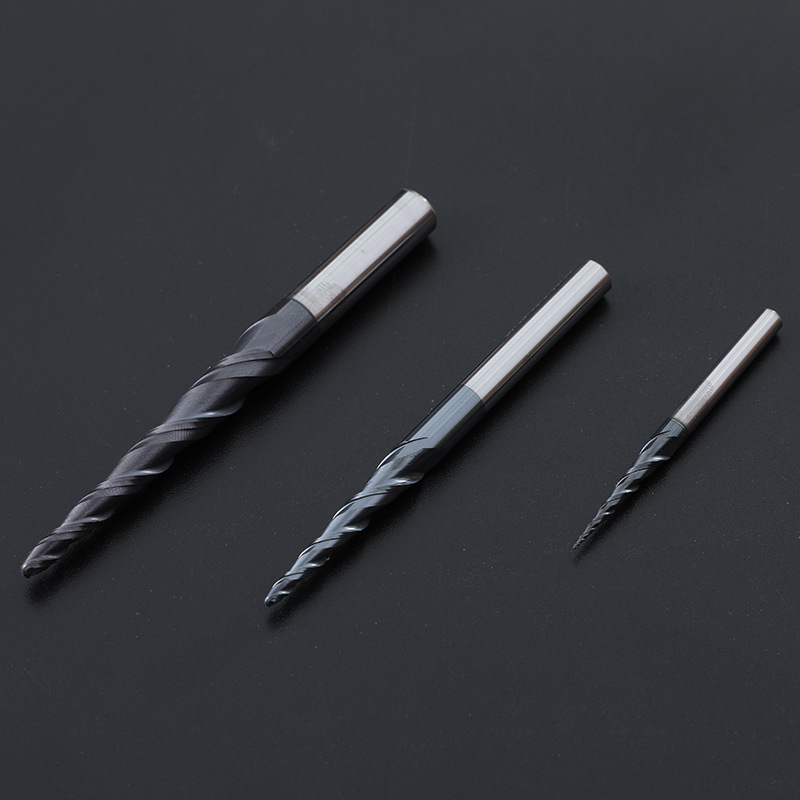 55度锥度球刀球头铣刀钨钢合金斜刀锥度加长立铣刀雕刻刀数控铣刀