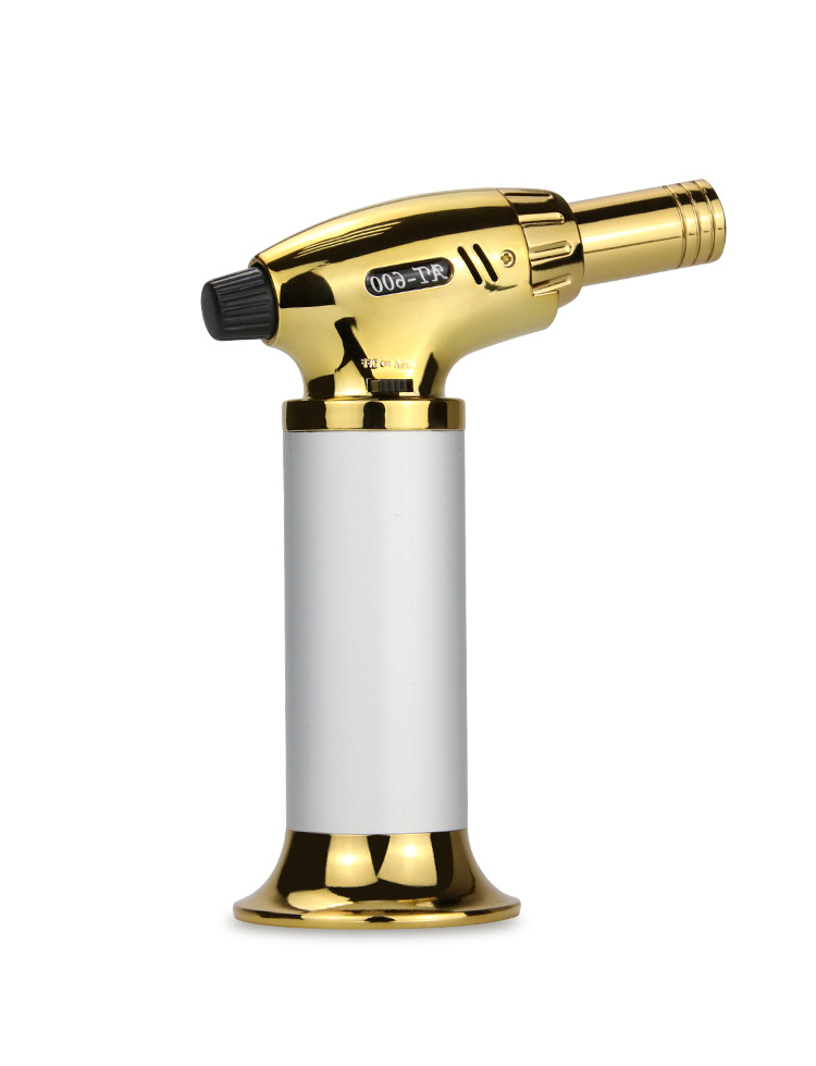 honest百城便携式高温焊枪喷火枪家用创意艾灸充气直冲雪茄点烟器