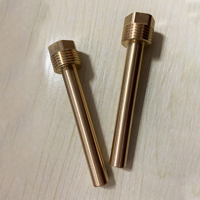 温度传感器黄铜外壳油温传感器汽车温度传感器铜外壳标准尺寸非标