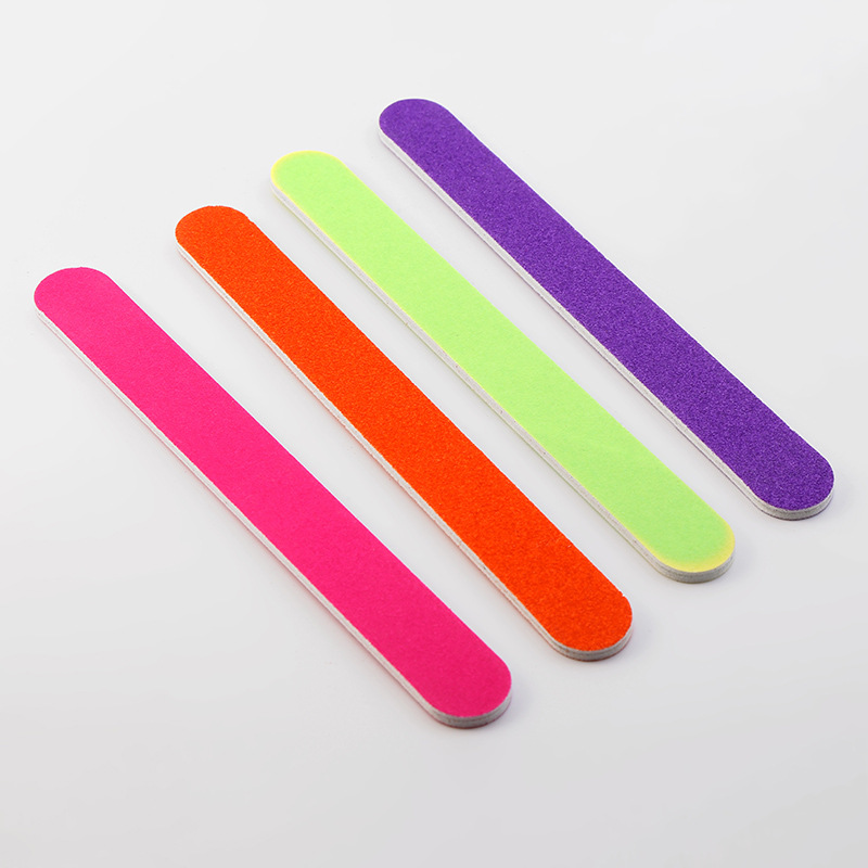 Manicure Implement Double-Sided Nail File in Stock Wholesale Strip Frosted Nail File Manicure Manicure Implement