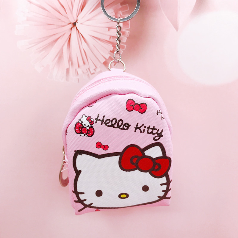 Cute Cartoon Clow M Small White MLD Pom Pom Purin Mini Backpack Coin Purse Coin Bag Key Case Pendant