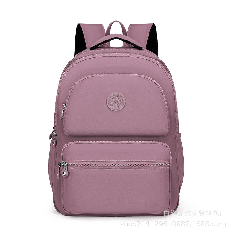 New Backpack Large Capacity School Bag Travel Bag Simple Casual Unisex Schoolbag