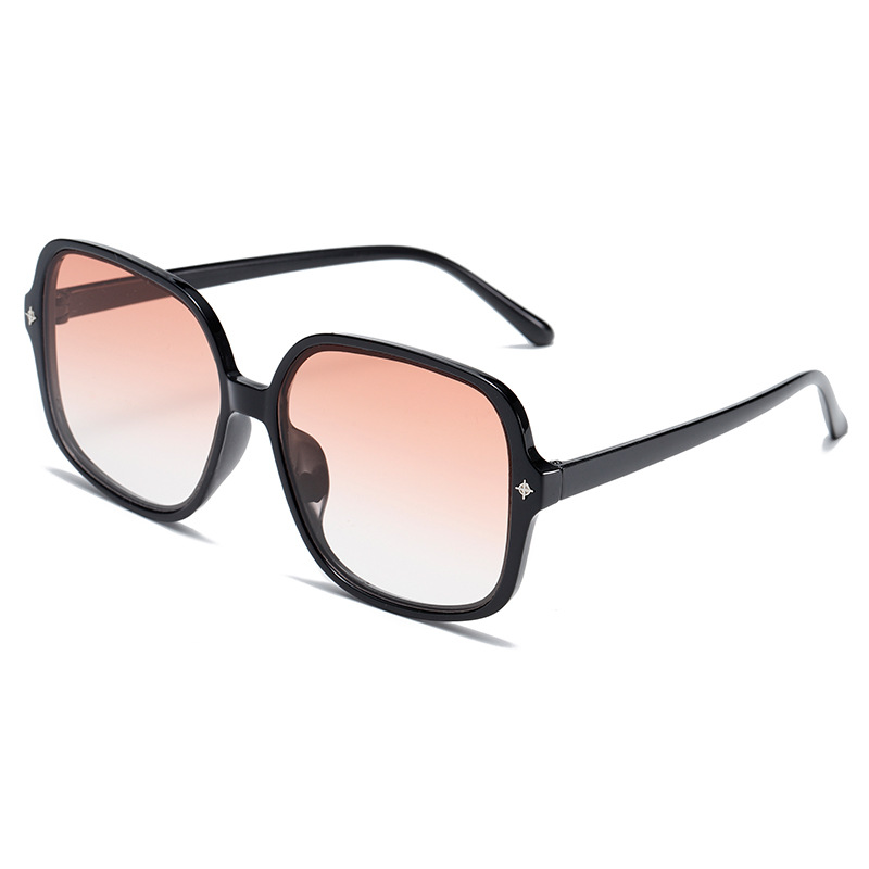2024 New Beige Nail Sunglasses Gradient Sunglasses Trendy Uv-Proof Retro Sunglasses 2299