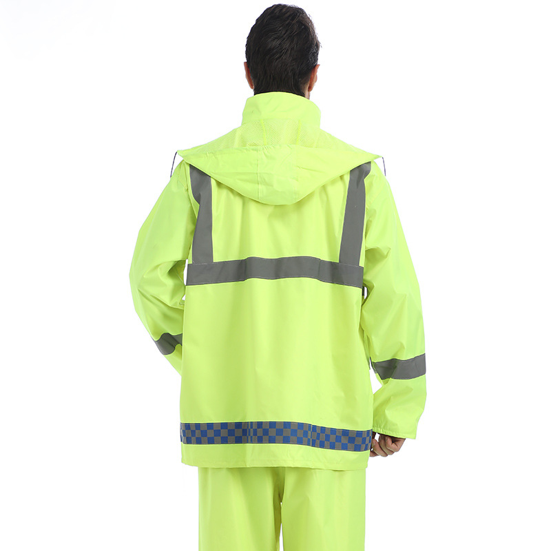 反光条工作服套装男路政施工高速公路救援园林绿化反光环卫服