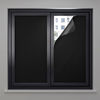 加厚黑色玻璃贴膜窗户贴纸遮光隔热膜家用防水不透光玻璃贴纸挡光|ms