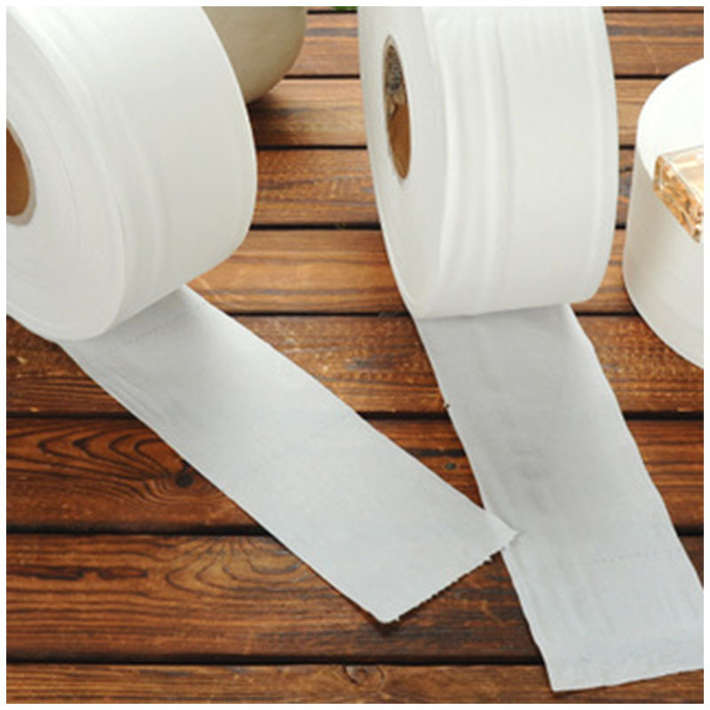 Foreign Trade Commercial Large Plate Paper 12 Rolls Large Roll Paper Flexible Wood Pulp Three-Layer Thickened Roll Paper Toilet Paper Hotel Plate Paper