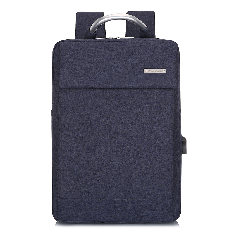 Men's Bag Wholesale Men's and Women's Business Backpack New Simple Casual Computer Backpack USB Charging Backpack