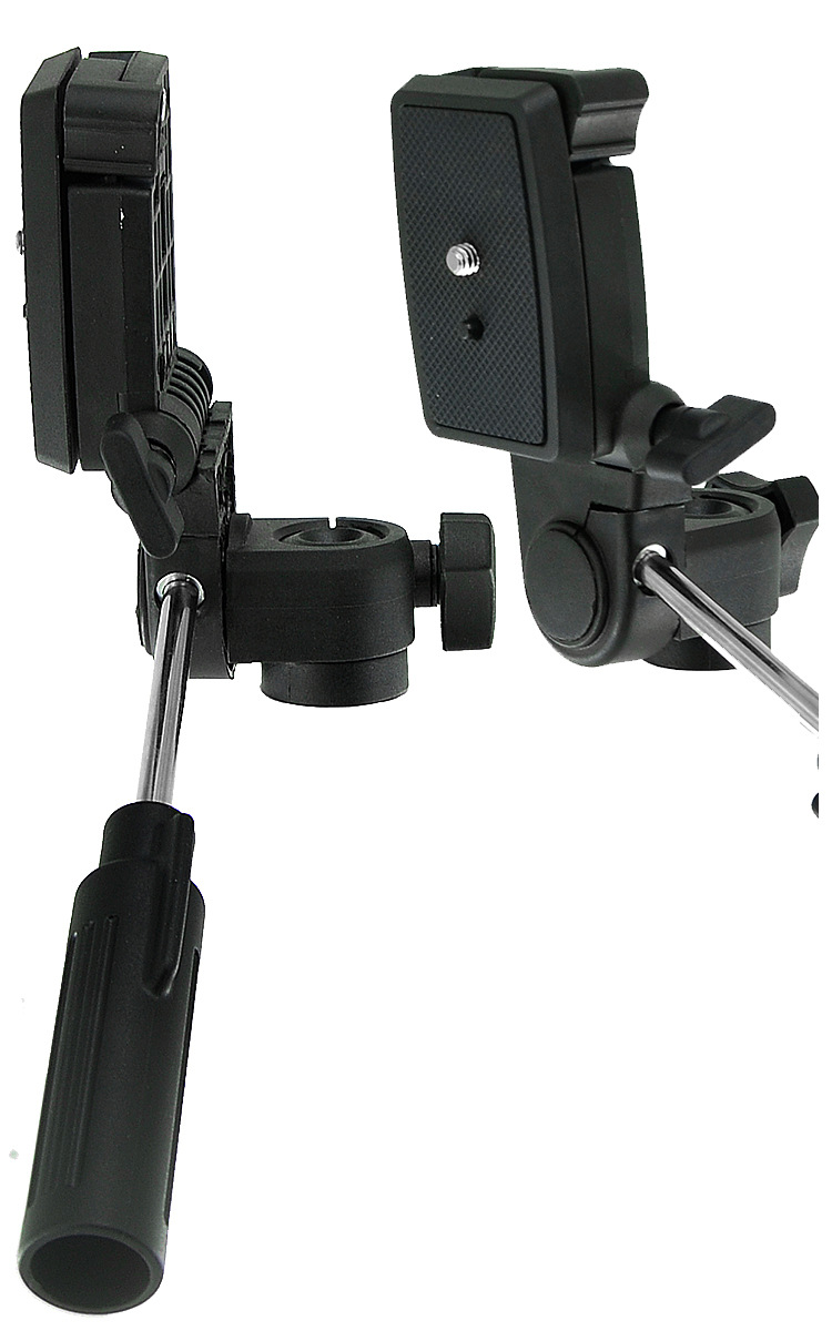 单反相机三脚架三维云台 单手柄阻尼液压万向摄像云台 p7