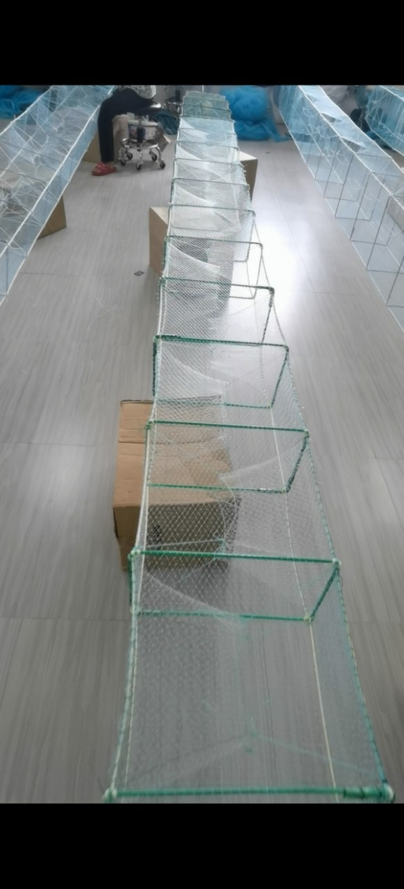 虾笼折叠捕虾网精品鱼笼只进不出加厚抓龙虾捕鱼笼有结螃蟹笼海用