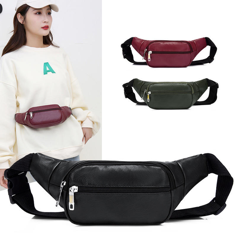 in蹦迪包包女2021夏季潮时尚斜挎小胸包女 运动跑步腰包一件代发-询价