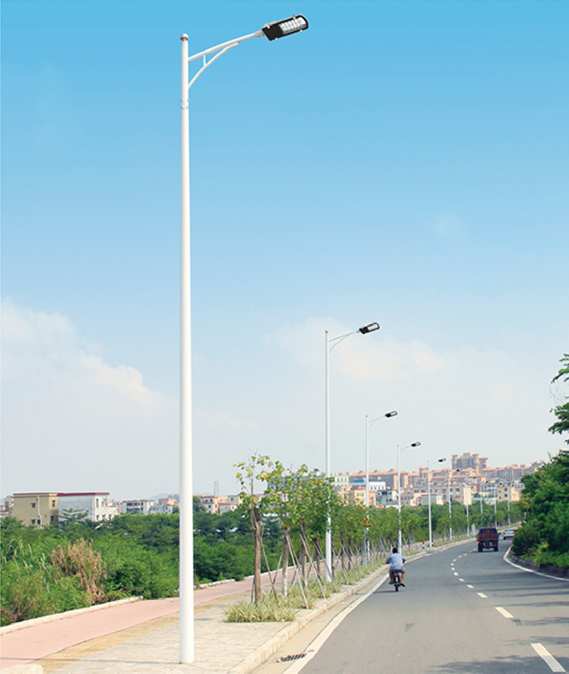 路灯杆5米6米7米8米10米12米新农村市政 单双臂 海螺臂 a字臂灯杆