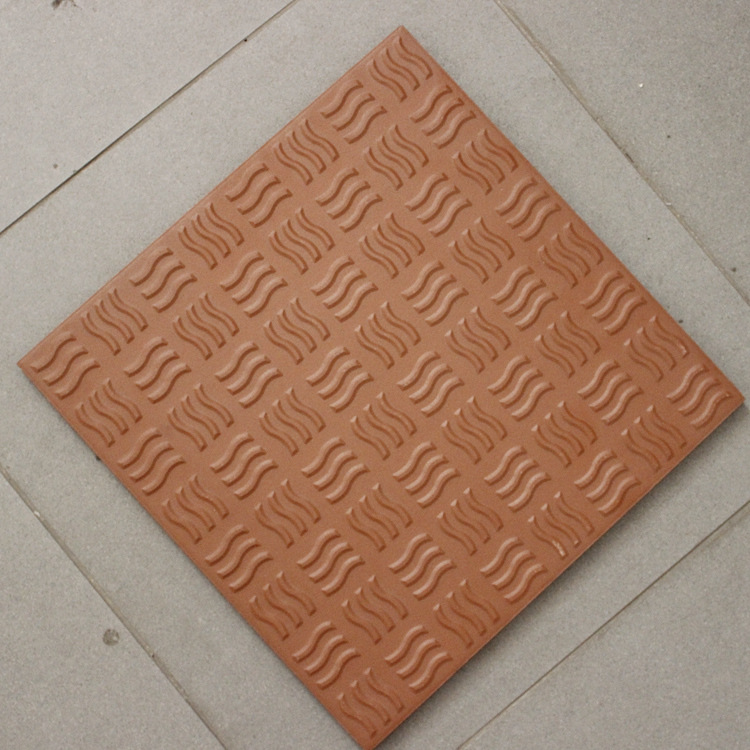 广场红缸砖300x300户外庭院防滑防冻地砖酒店院子厨房吸水防潮砖