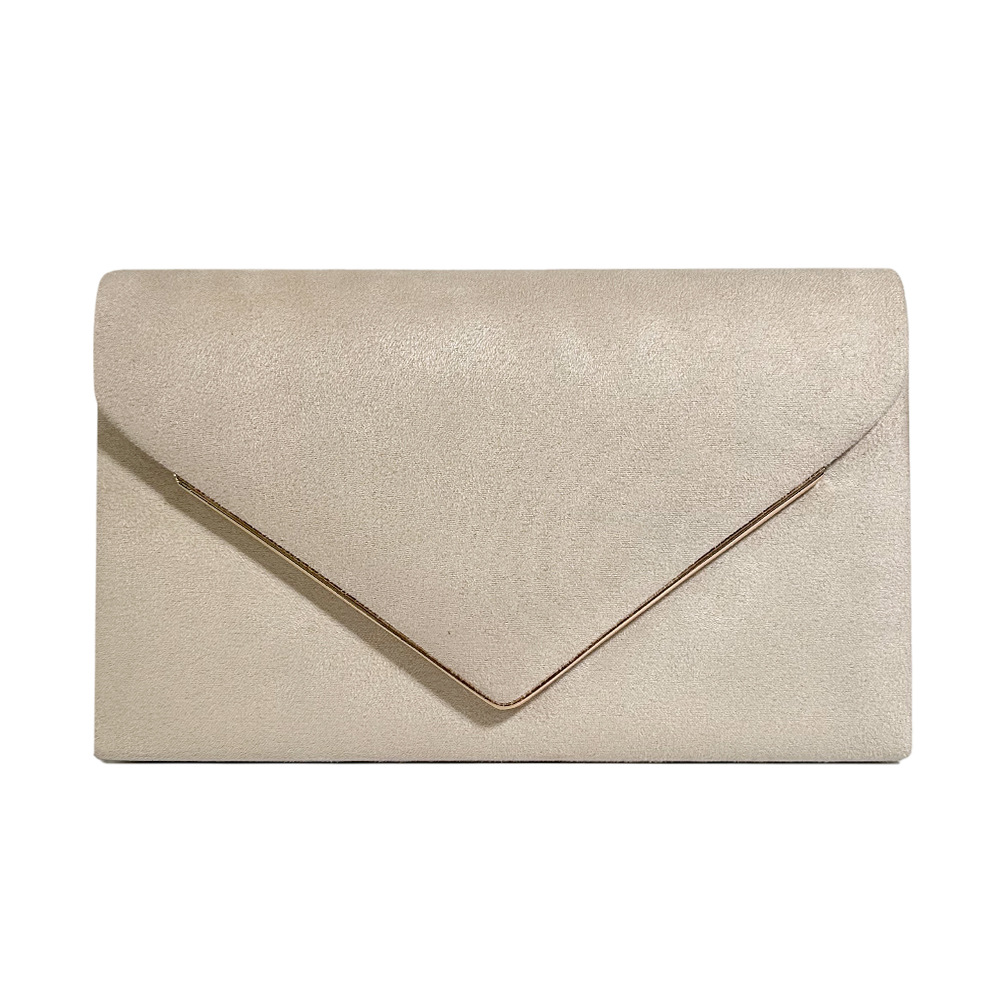 Large V Suede Envelope Package Ladies Dinner Bag High-Grade Hand Chain Bag