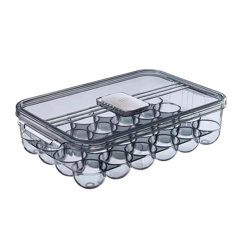 Egg Storage Box Clearance Refrigerator Dedicated Fresh-Keeping Box Household Food Grade Sealed Egg Bracket Kitchen Finishing Separated