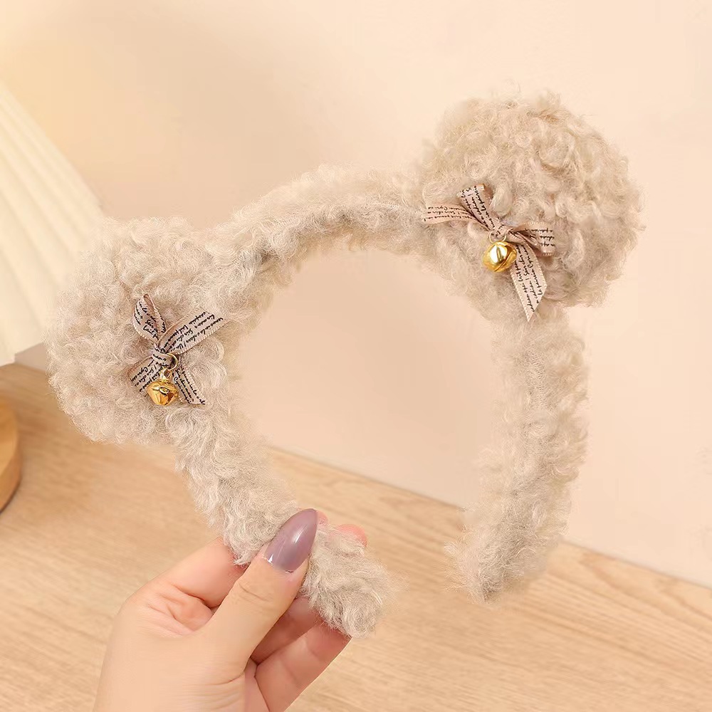 New Rabbit Ears Hair Hoop Female Cinnamoroll Babycinnamoroll Clow M Cartoon Doll Barrettes Headband Plush Washing Face Hair Band Wholesale