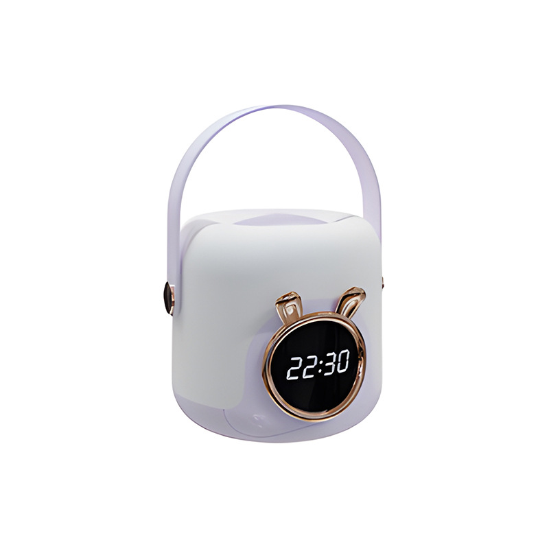 Cute Pet Portable Clock Light Usb Charging Touch Remote Control Small Night Lamp Bedroom Baby Feeding Night Portable Lamp