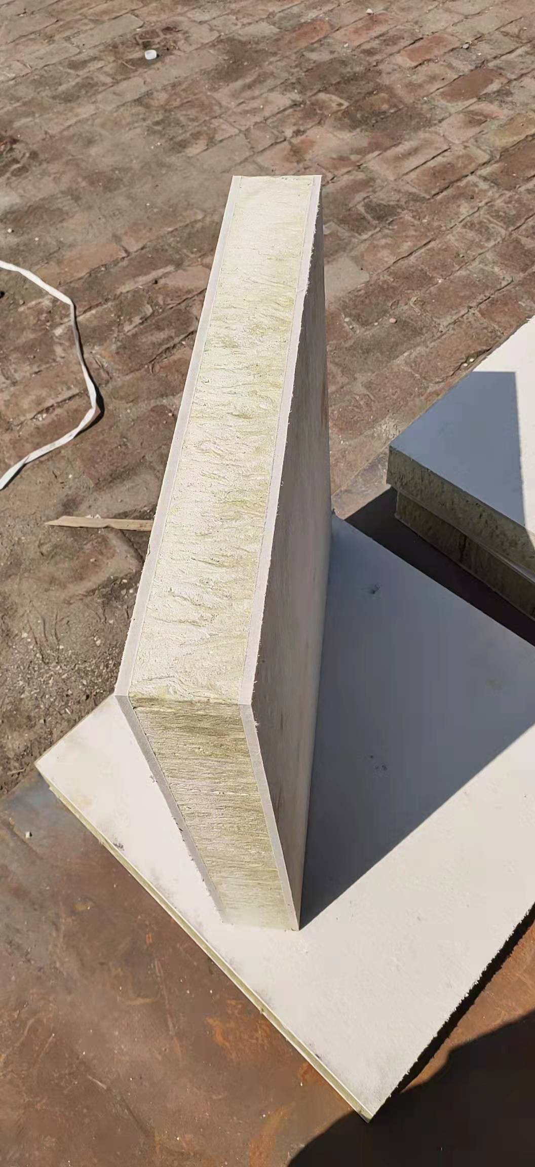 定制硅酸钙夹心岩棉板隔墙板 外墙保温用砂浆岩棉复合板批发