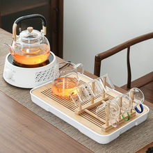 煮茶壶耐热加厚玻璃家用新款茶具大容量提梁壶高硼硅耐热茶杯套装