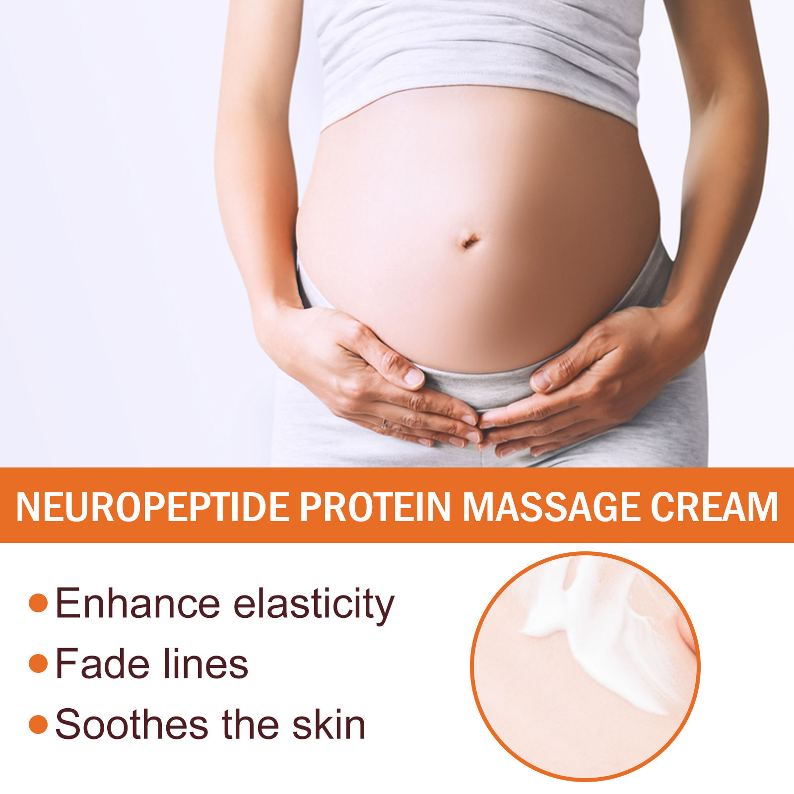 Eelhoe Neuropeptide Protein Massage Cream Fade Scar Pregnancy Body Lines Care Smooth Skin Massage Cream