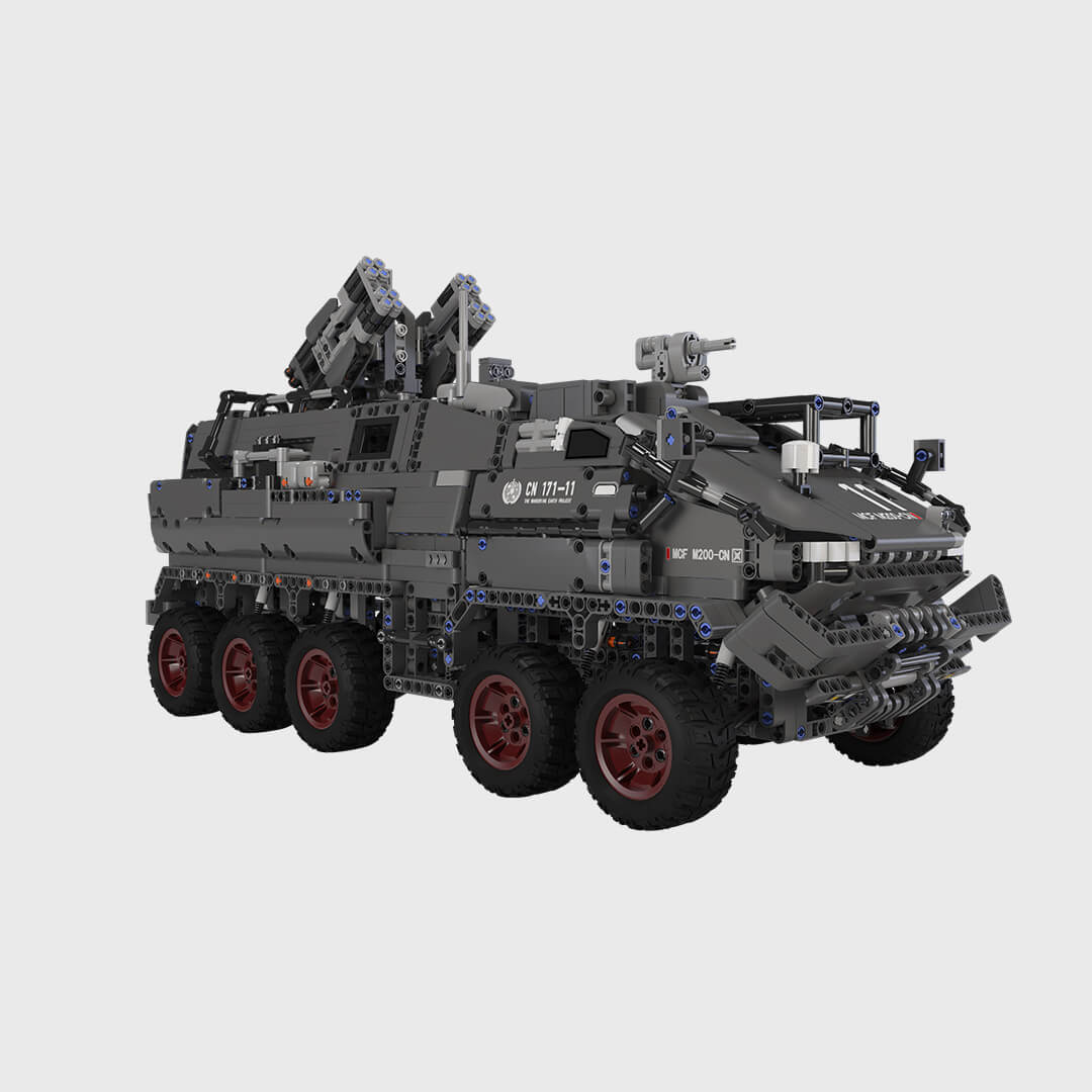 小米onebot流浪地球运兵车运载车大型高难度男孩智能积木玩具模型