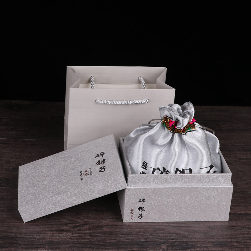 碎银子包装盒茶化石500g250克茶叶通用礼品盒散茶空礼盒子