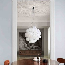 北欧别墅间客厅吊灯现代个性艺术玻璃餐厅样板房展厅设计师楼梯灯