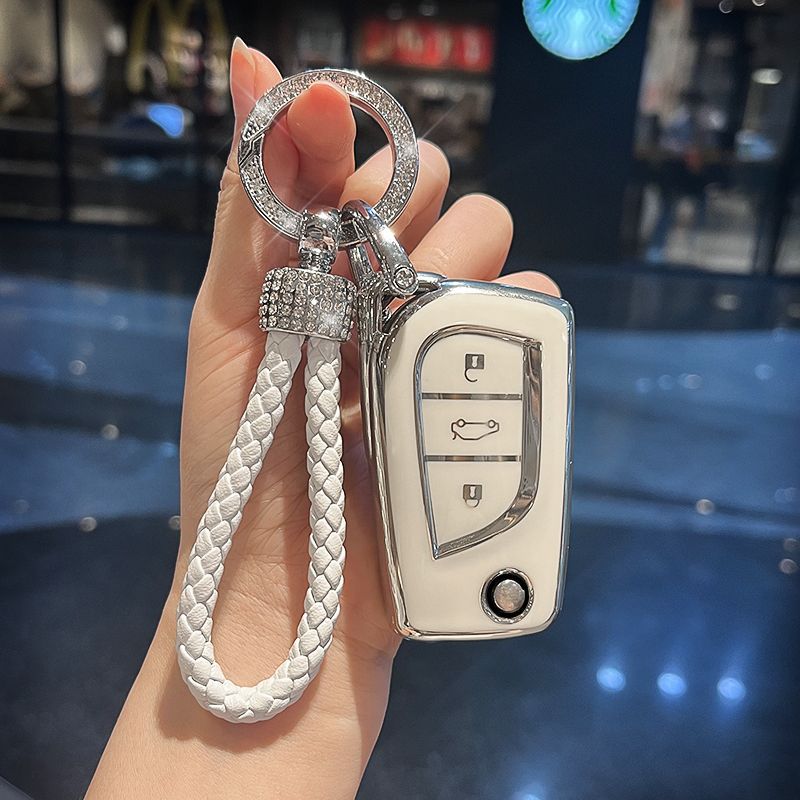 丰田卡罗拉钥匙套专用凯美瑞雷凌荣放rav4威兰达亚洲龙chr汽车扣 图片