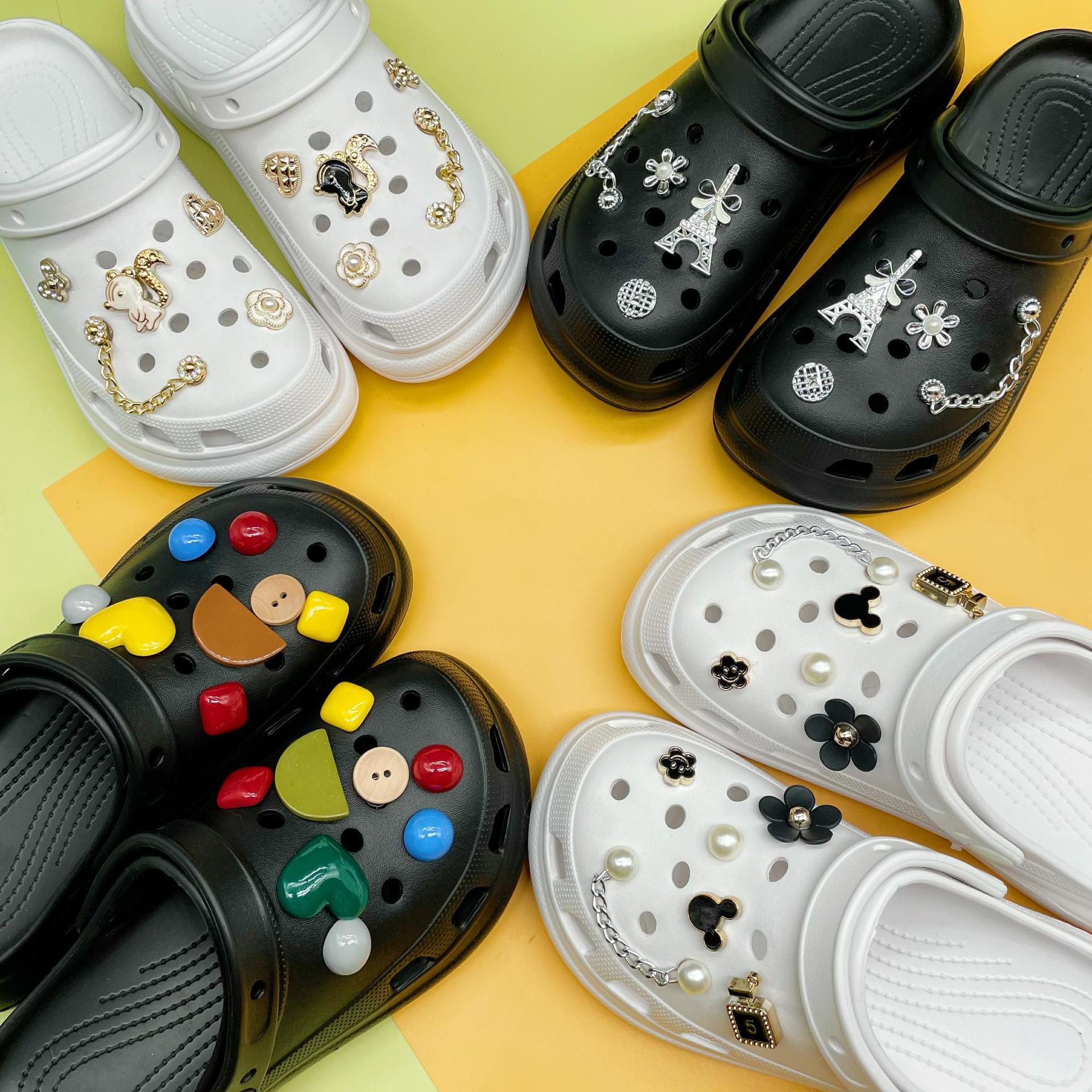 新款洞洞鞋diy配饰时尚花园鞋ins小红书热销配饰装饰品配件套装