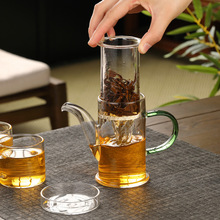 玻璃泡茶壶玻璃过滤家用红茶泡绿茶冲茶器小号加厚耐高温功夫C&X