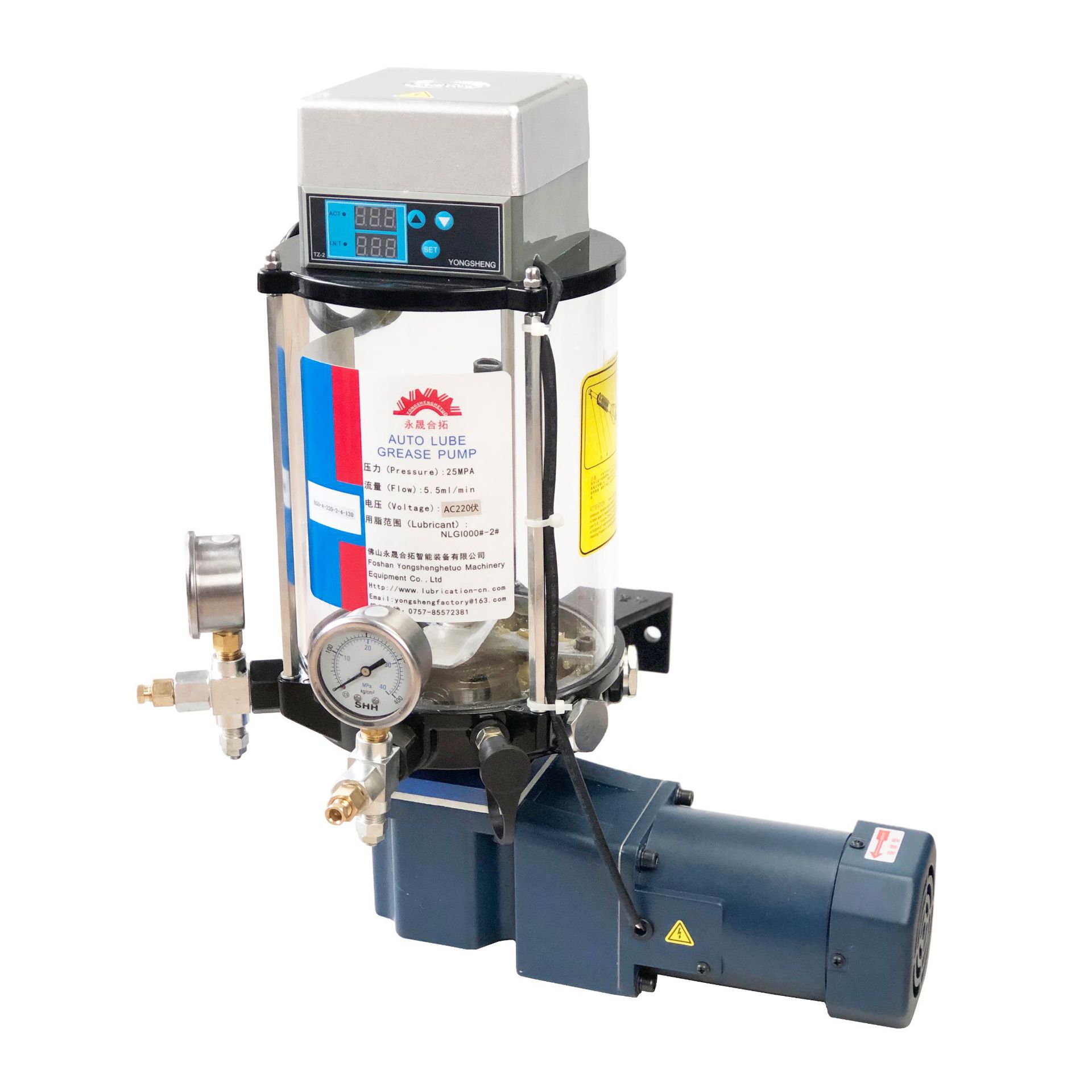 120w全自动电动浓黄油泵 000#-3# 加大电机浓油泵 水泥机械润滑泵