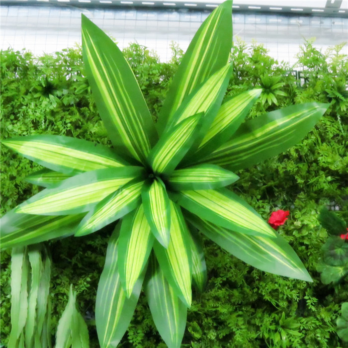 新款21叶巴西叶把束仿真植物 波斯叶巴西叶植物墙批发