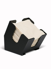 餐巾纸盒正方形批发印logo方巾抽纸收纳架奶茶餐厅饭店专用纸巾盒