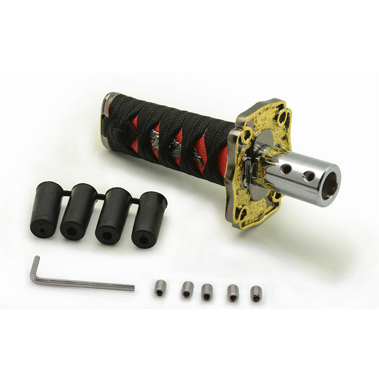 跨境热销汽车通用改装配件武士刀柄排挡头手动加长换挡把延长杆