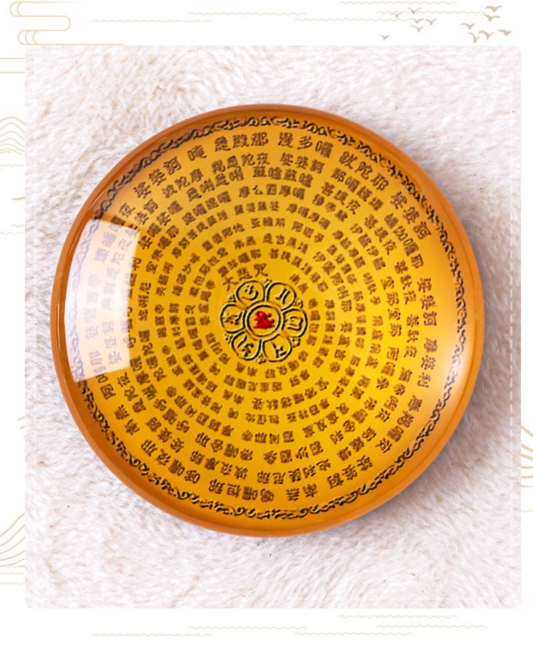 佛教咒轮玻璃工艺品佛教纪念礼品订购佛教水晶冰箱贴咒轮批发