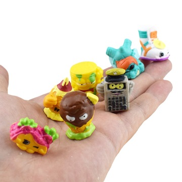 多款混塑胶垃圾虫公仔装扭蛋玩具小赠品外贸尾货