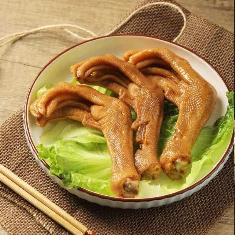 卤鹅掌现卤现发蚌埠小吃卤鹅爪卤味小吃休闲零食即食小吃