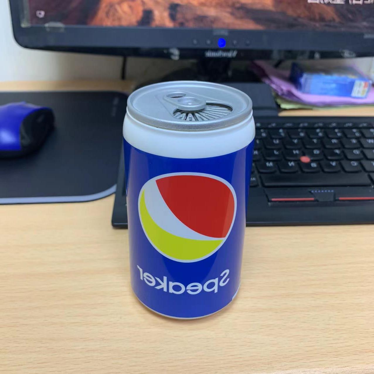 雪碧百事可乐罐迷你便携低音炮插卡音响手机新款无线蓝牙音箱